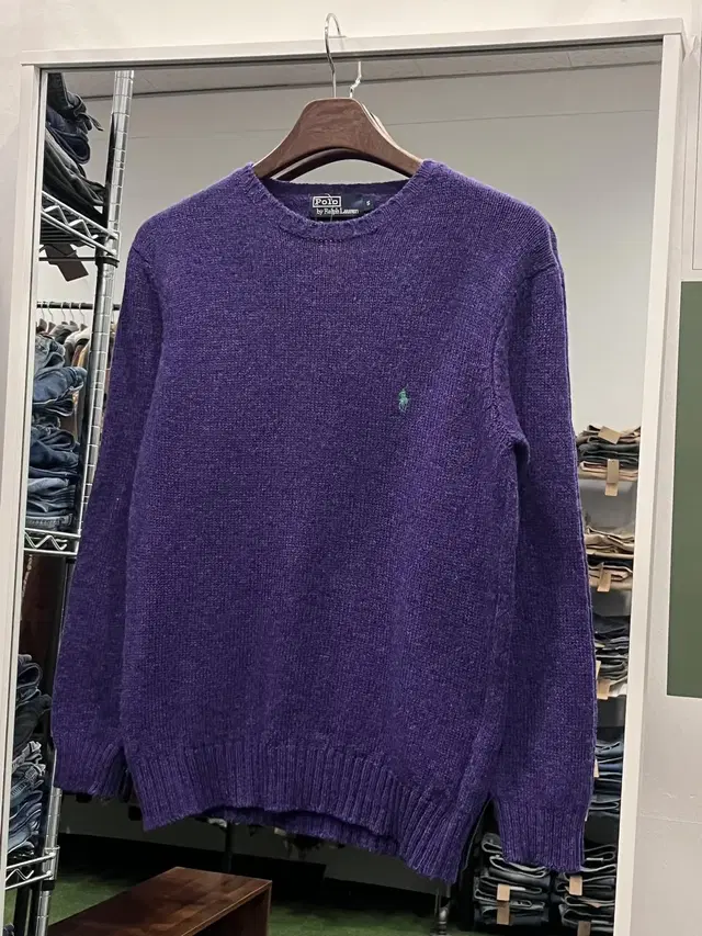 Polo ralph lauren 폴로 랄프로렌 울 니트 (Purple)