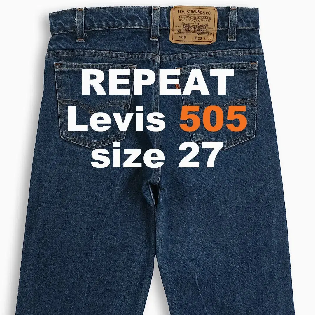 Levi's 505 Orange Tab 90s USA 27 Size OR5052914