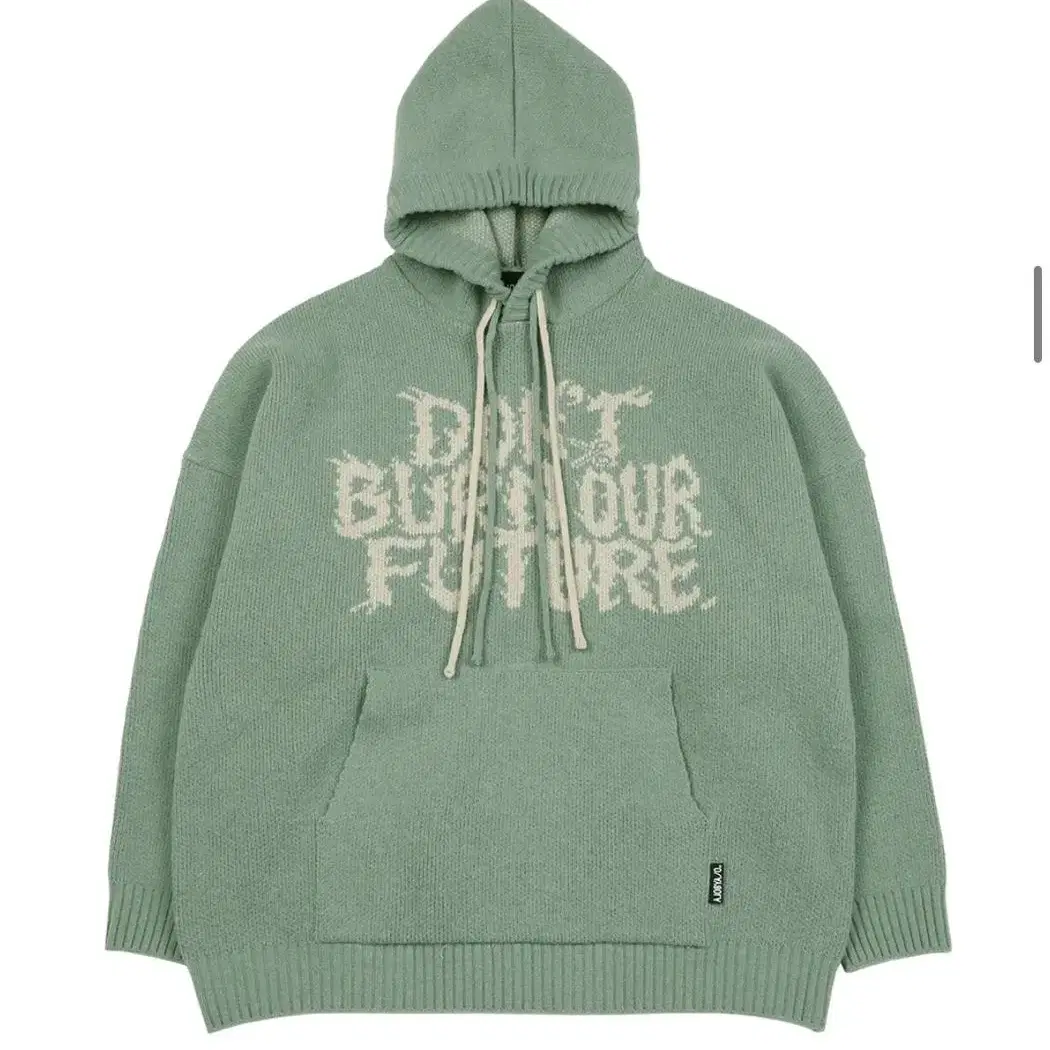 아조바이아조[PBA] DBOF Wool Knit Hoodie [Mint]