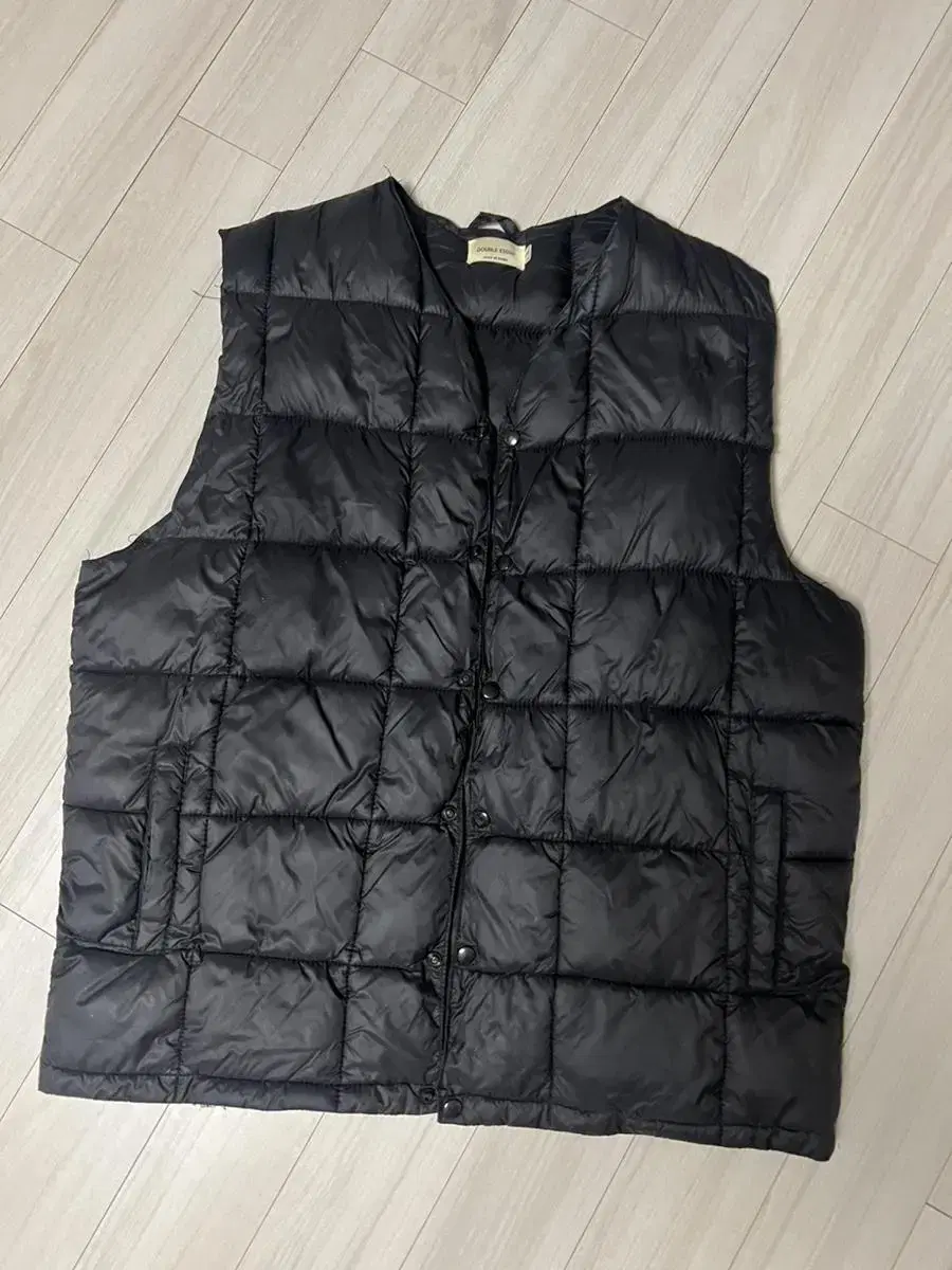 Black padded vest