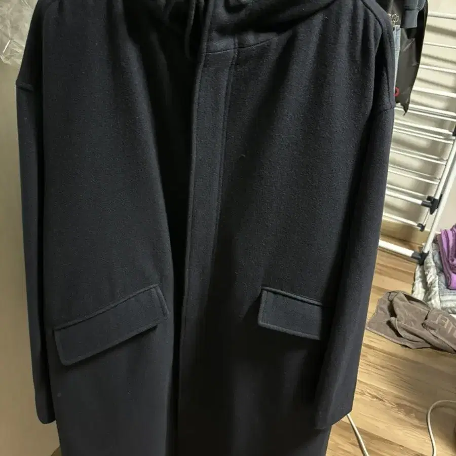 20FW WOOL HOOD COAT