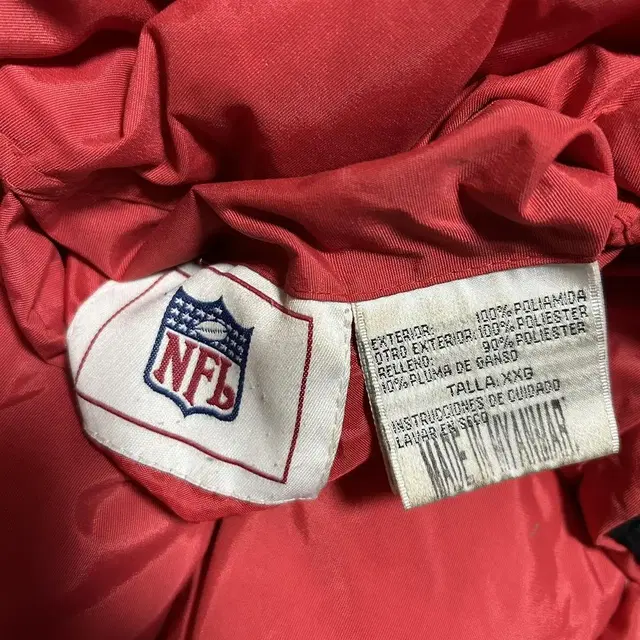 NFL 탬파베이 버커니어스 올드스쿨 리버시블 패딩(2XL)