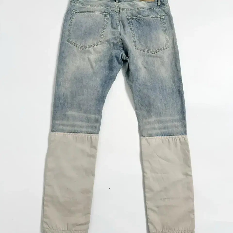 vintage double knee denim pants