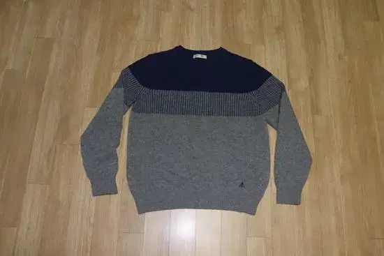 (105) Beanpole/Gray Navy Alpha Cowl Knit