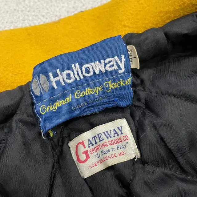 [L] Holloway USA 할러웨이 바시티 사틴 자켓  N0912