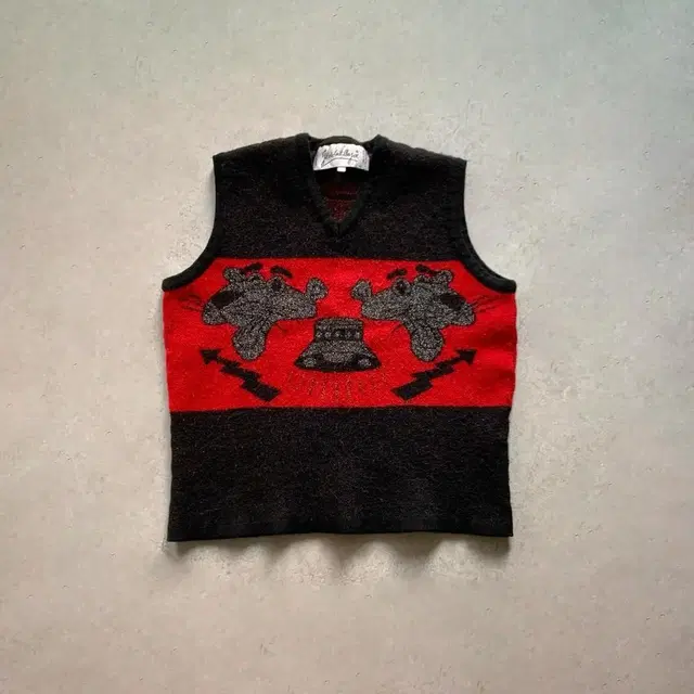 Castelbajac knit vest