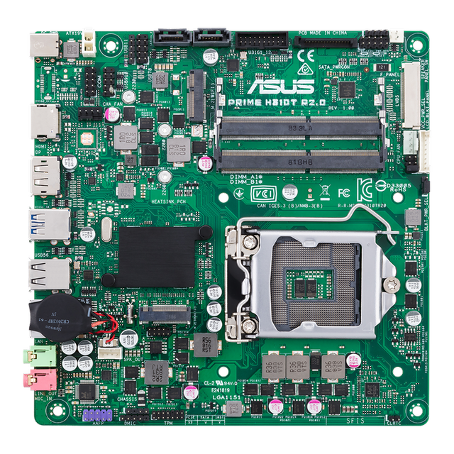 ASUS PRIME H310T R2.0 ITX+ITX케이스+ITX쿨러