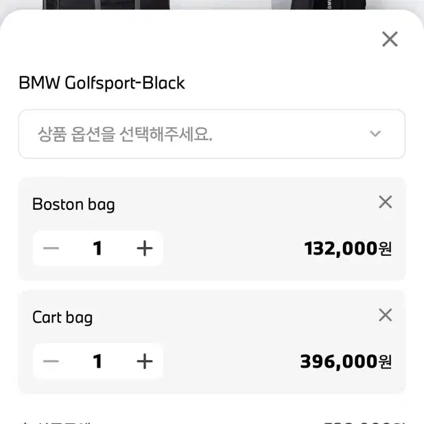 BMW 신형 골프백 세트