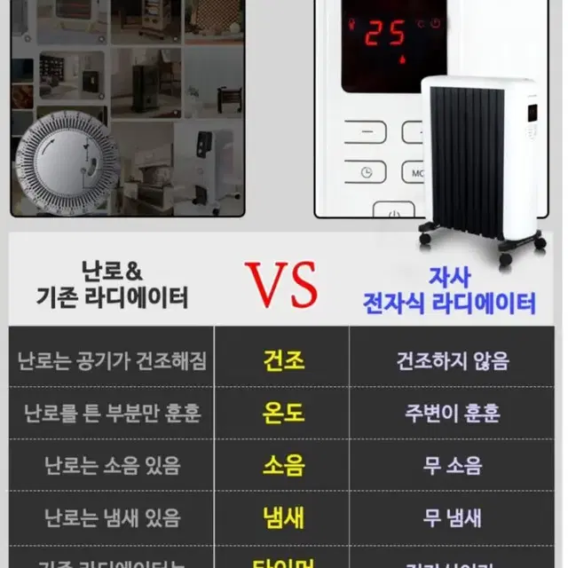 캐로스 전자식 라디에이터 8핀