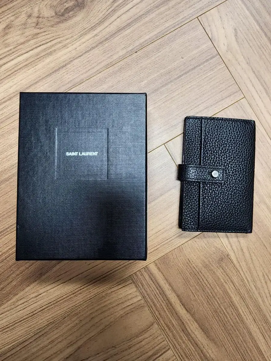 생로랑 saint laurent 카드지갑 블랙 남녀공용