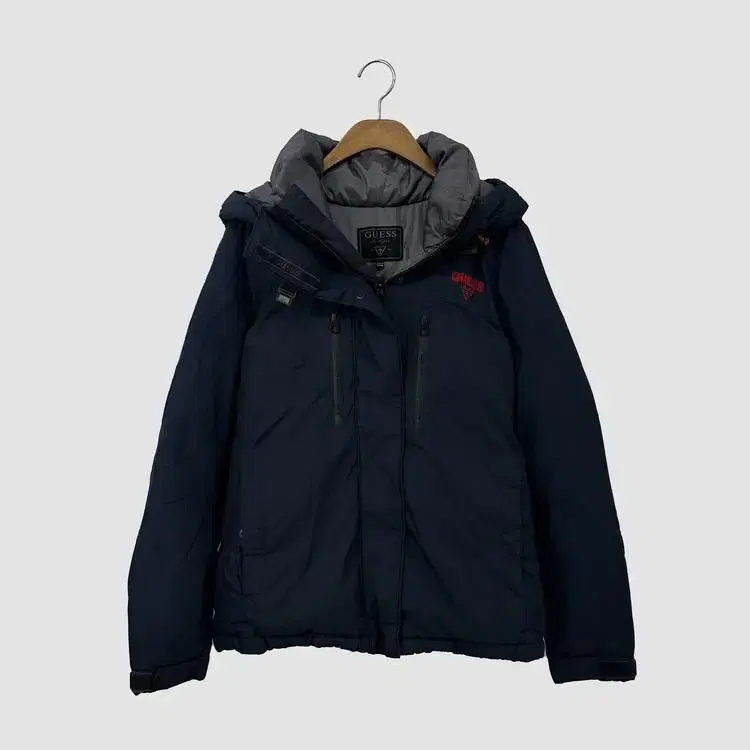 게스 통통이 덕다운 패딩 (S size / NAVY)