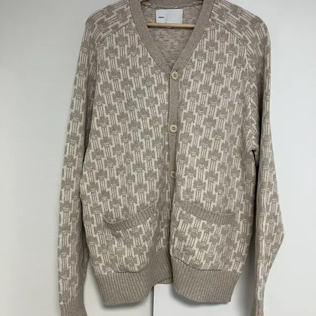 [L] Adsum CROSS CARDIGAN SUMMER BEIGE