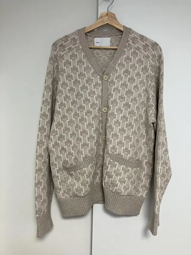 [L] Adsum CROSS CARDIGAN SUMMER BEIGE