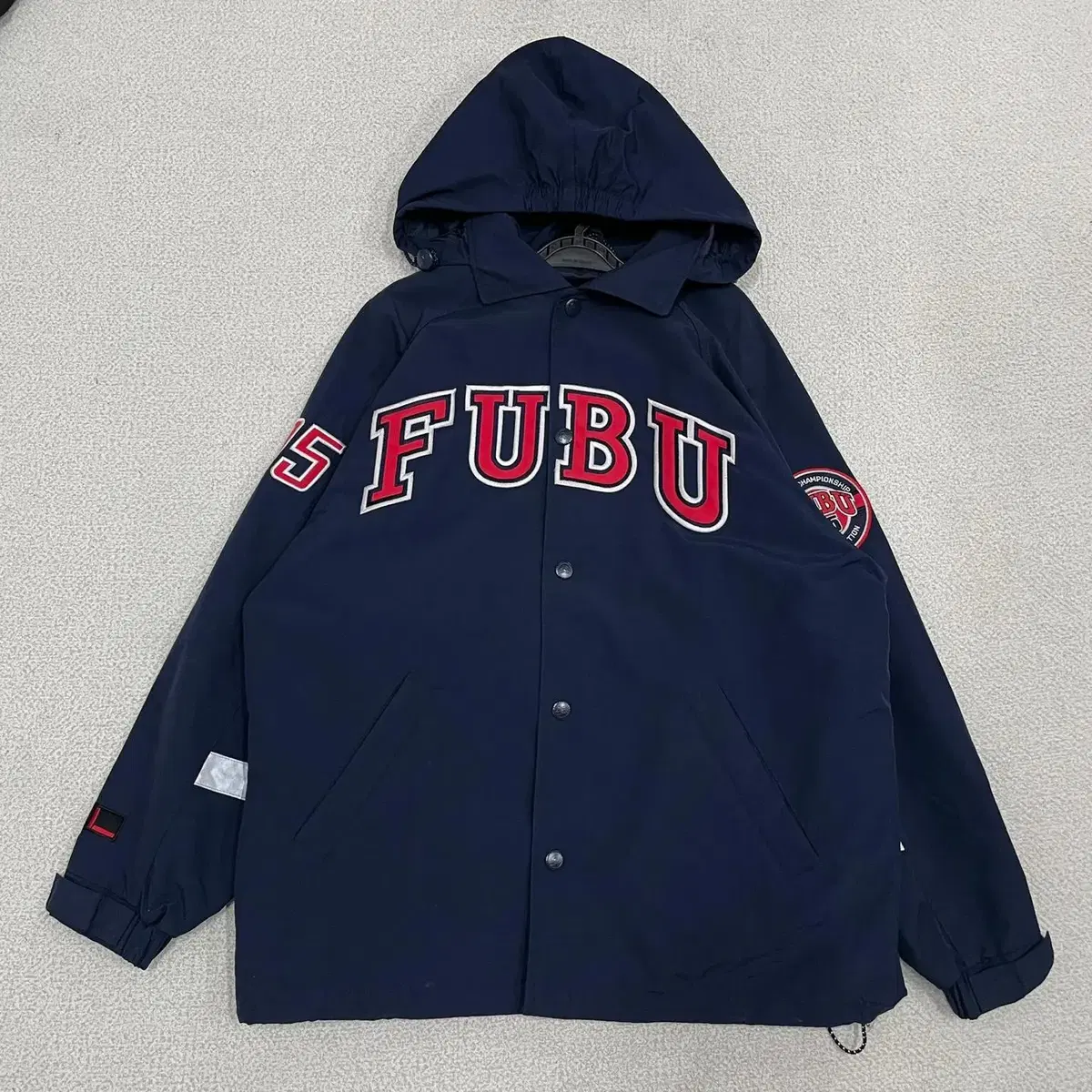 [95] 90ss FUBU Posterior Old School Scotch Hooded Jacket N0922