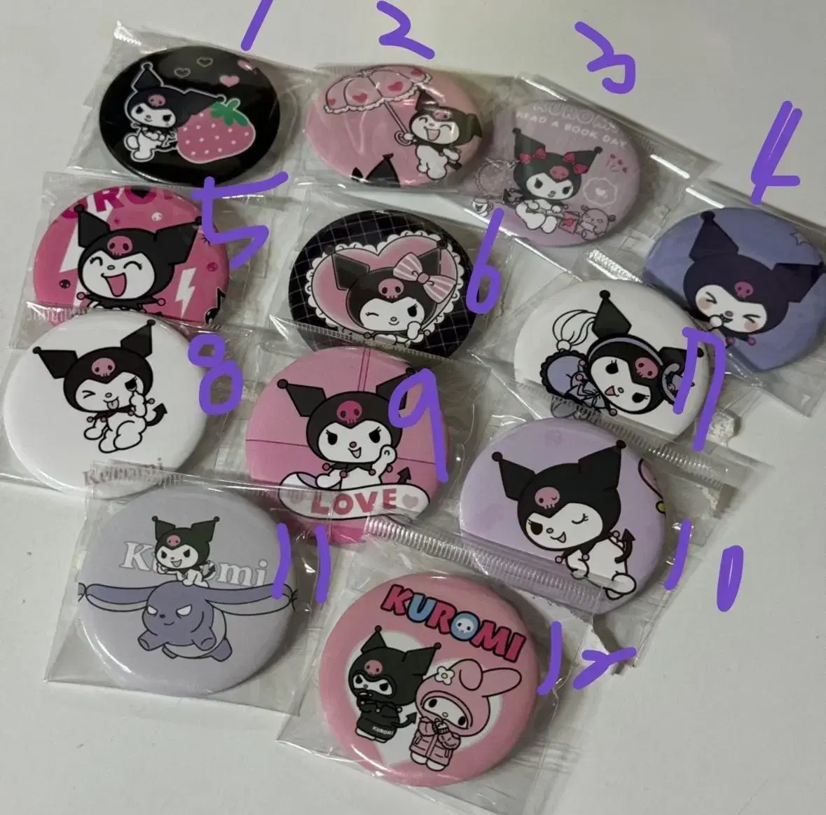 Sanrio Kuromi Brooch