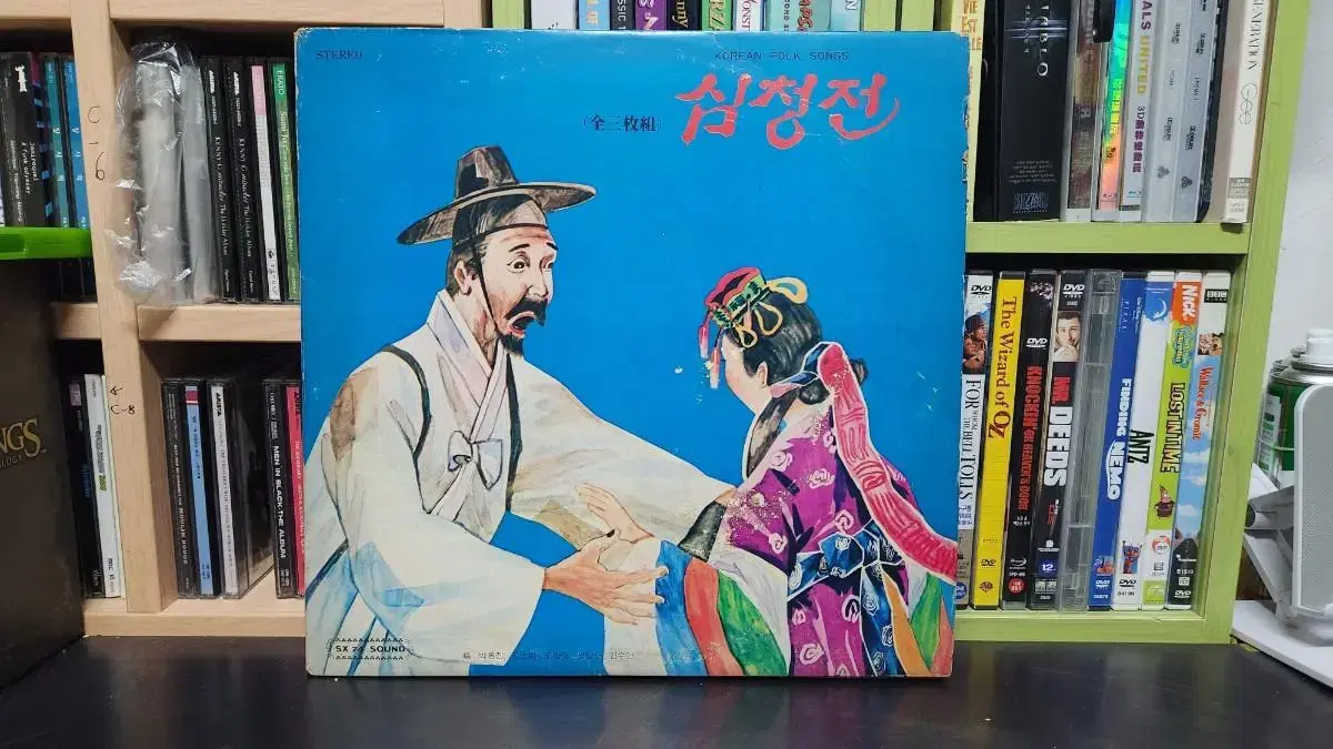 심청전 3LP 박동진 김소희 힛트레코드사