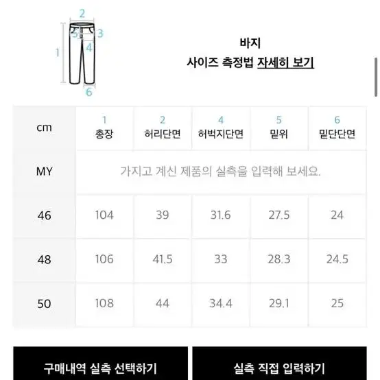 애드오프 원 포켓 카고 팬츠 46사이즈