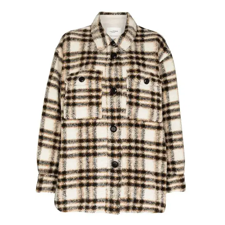 [Isabel Marant] New check shirt jacket MA0998 22A012E 23EC