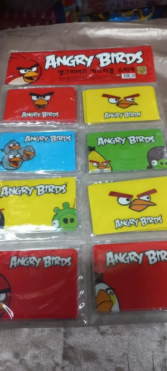 7장 3,000 won) 500 Angry Birds Kard Form sticker Classic Fancy 2012