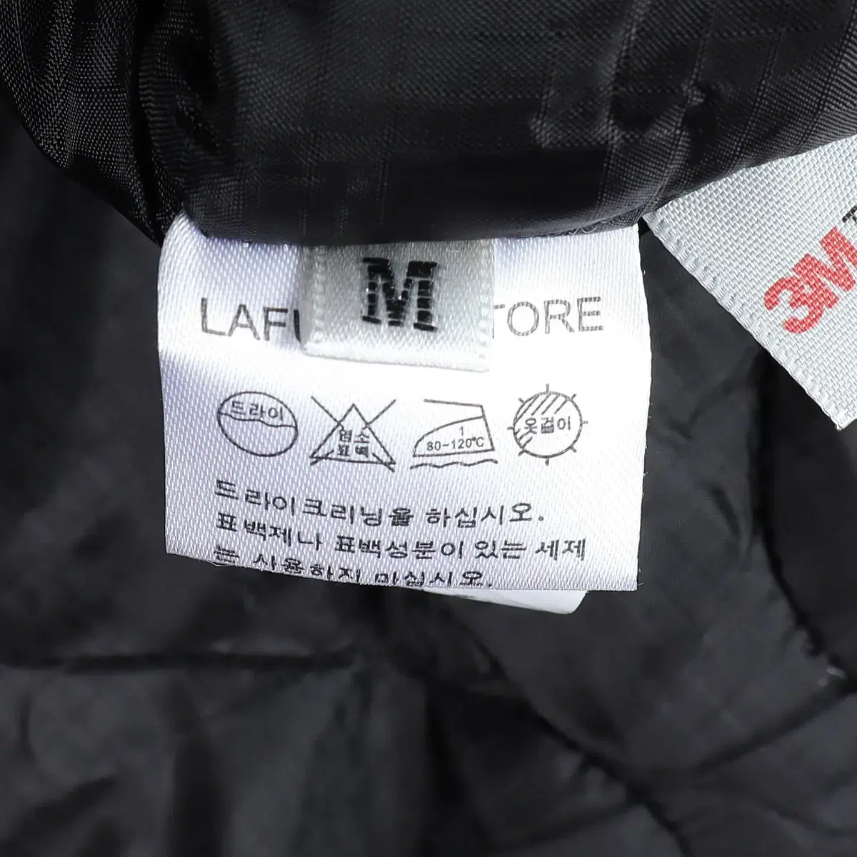 M 라퍼지스토어(LAFUDGE STORE) 블랙 피쉬테일 숏 야상