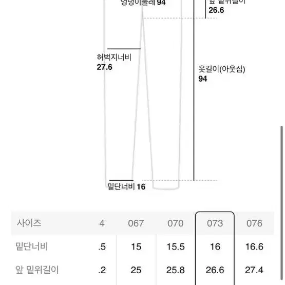 에잇세컨즈 기모 슬림핏 데님팬츠 L