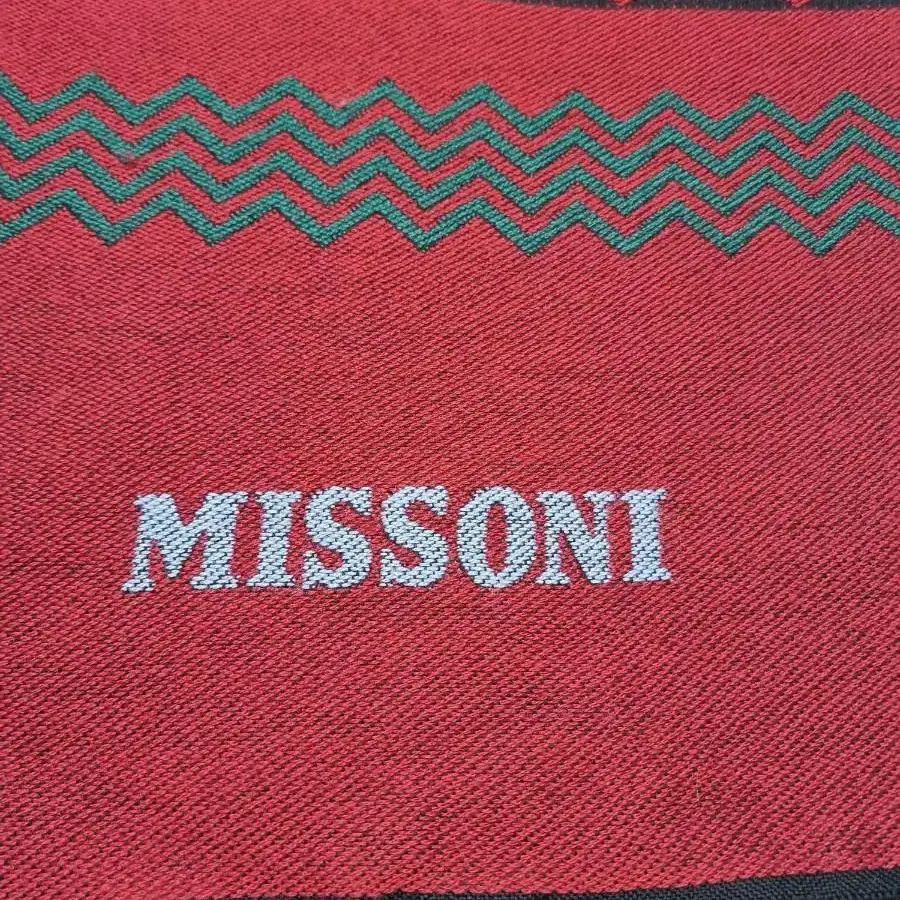 미쏘니 로고 머플러100% 울 MISSONI