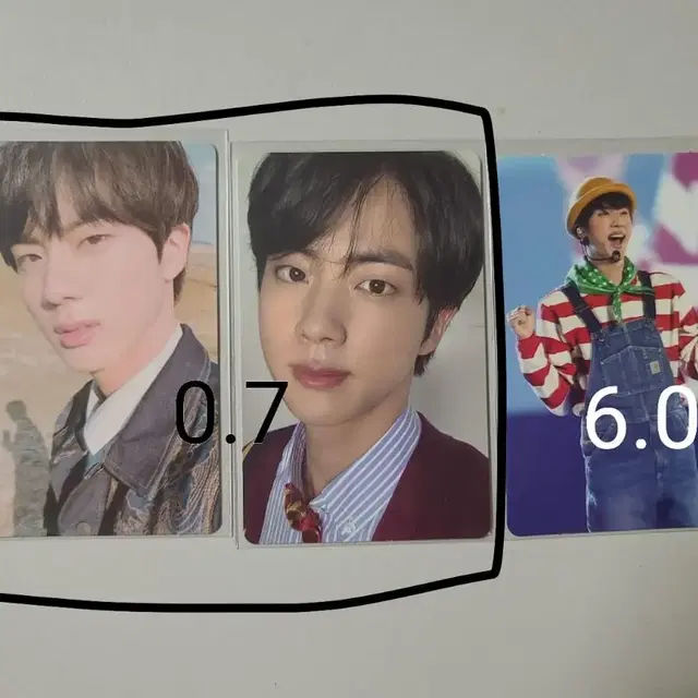 방탄 진 김석진 석진 포카 판매