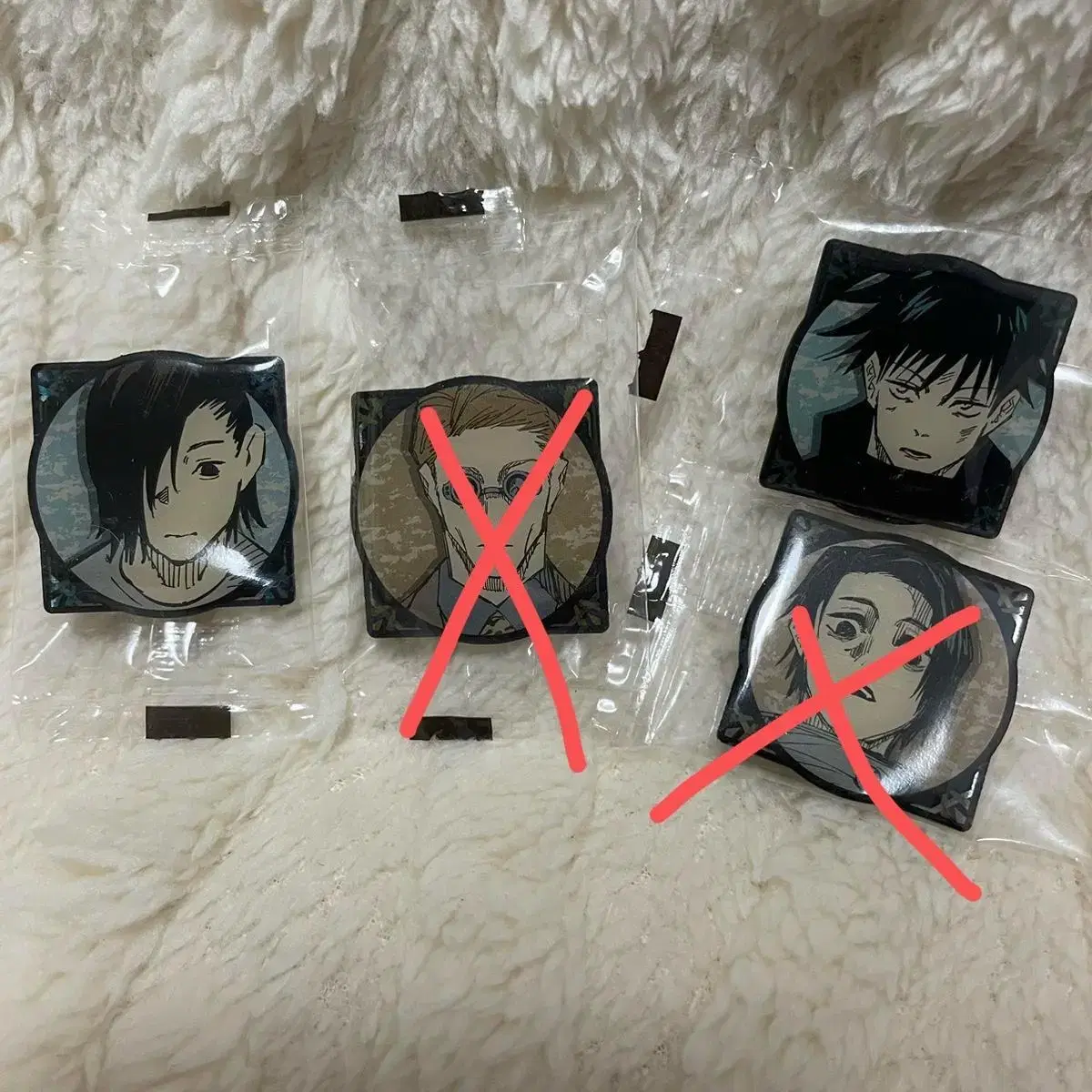 Shamanic Spinning Pins (Jun Fei, Nanami, Fushiguro, Yuta)