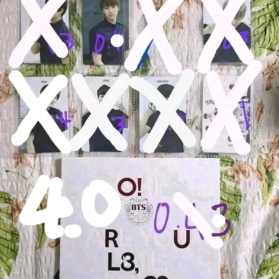 방탄소년단 o!rul8,2?앨범,포카