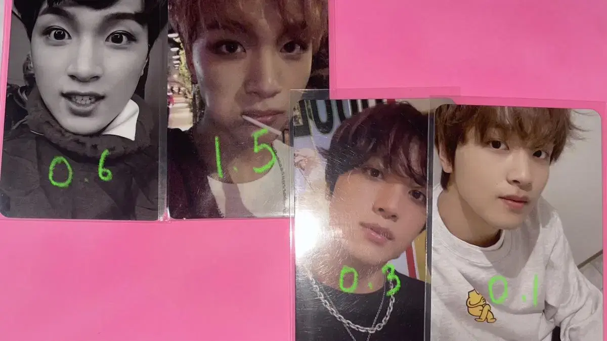 Haechan photocard 2018 LastFirstLoveHelpfulBeatbox