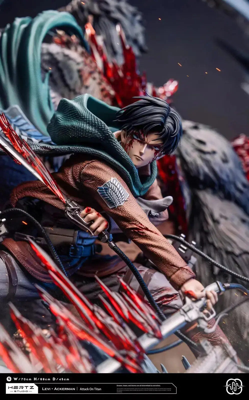 Hertz BeastsGiant Levi Attack on JinGiant Resin Figure