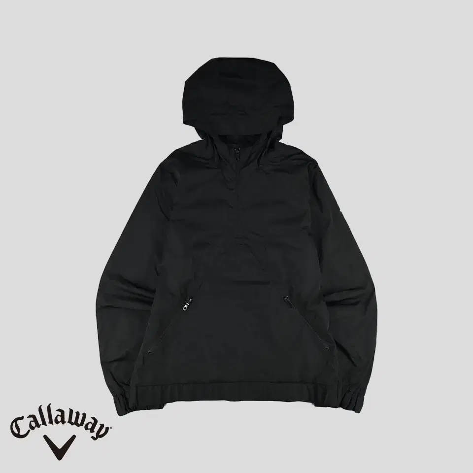 Callaway Callaway Black Poly Golfwear Half-Zip Half-Zip Pullover Anorak L