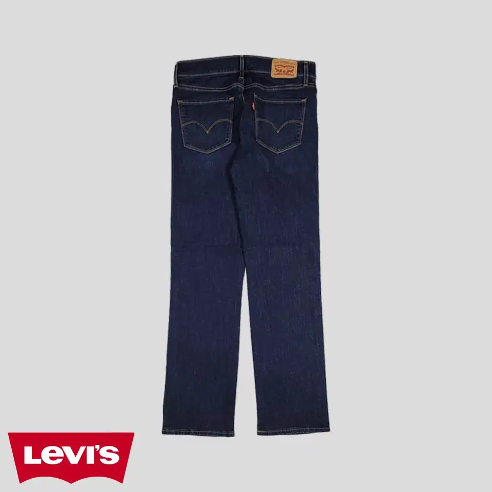 Levi's 314 Jin Blue Wash Shaping Straight Fit Jeans Denim Pants 27