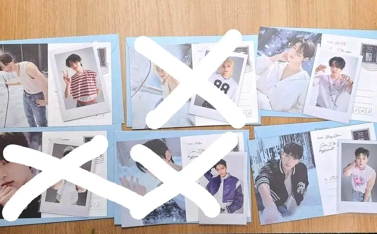 Straykids Love Letter (Maxident pre-order benefit) hyunjin felix seungmin i.n han