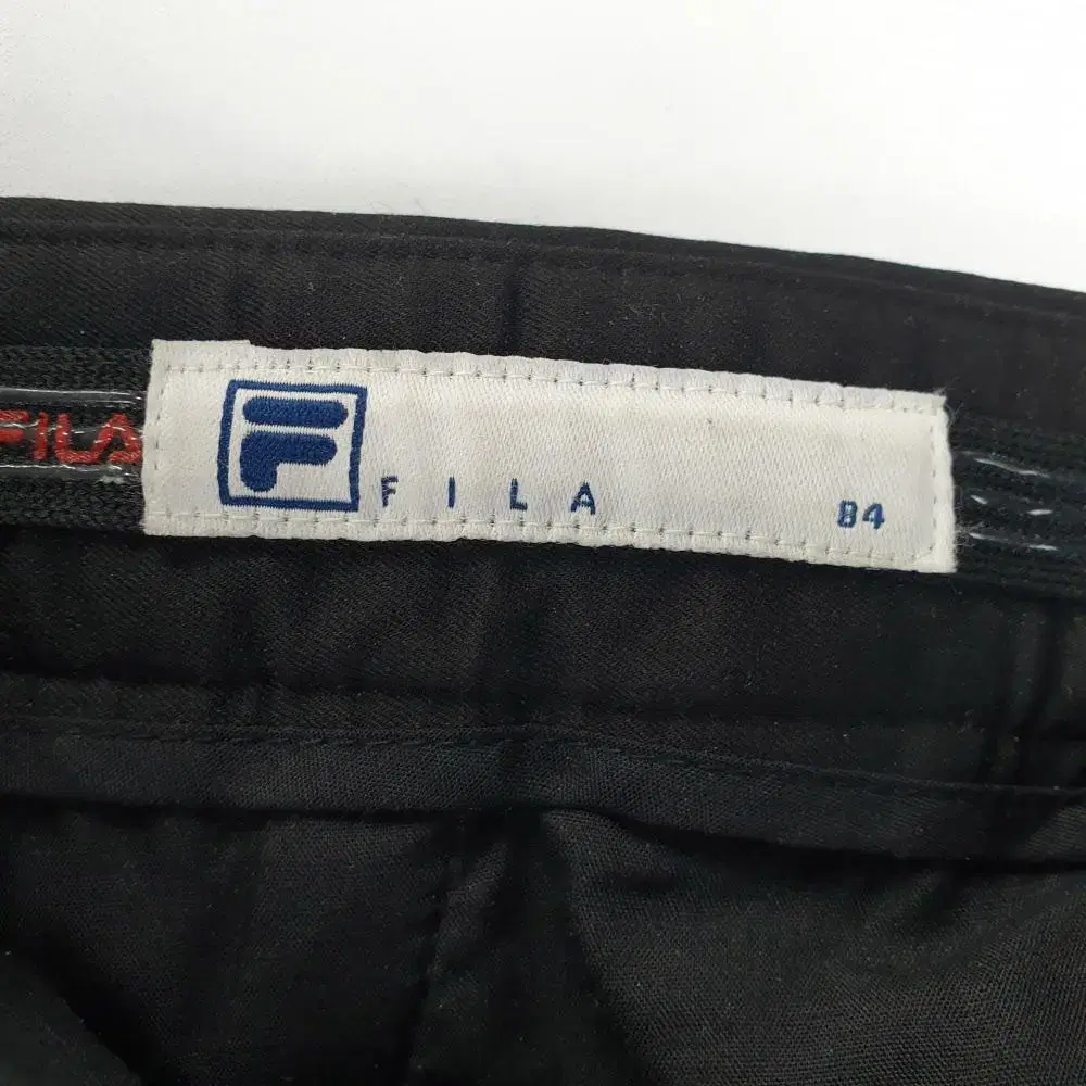 S2112 FILA 남33인치 데일리 스포츠 블랙 팬츠/더크