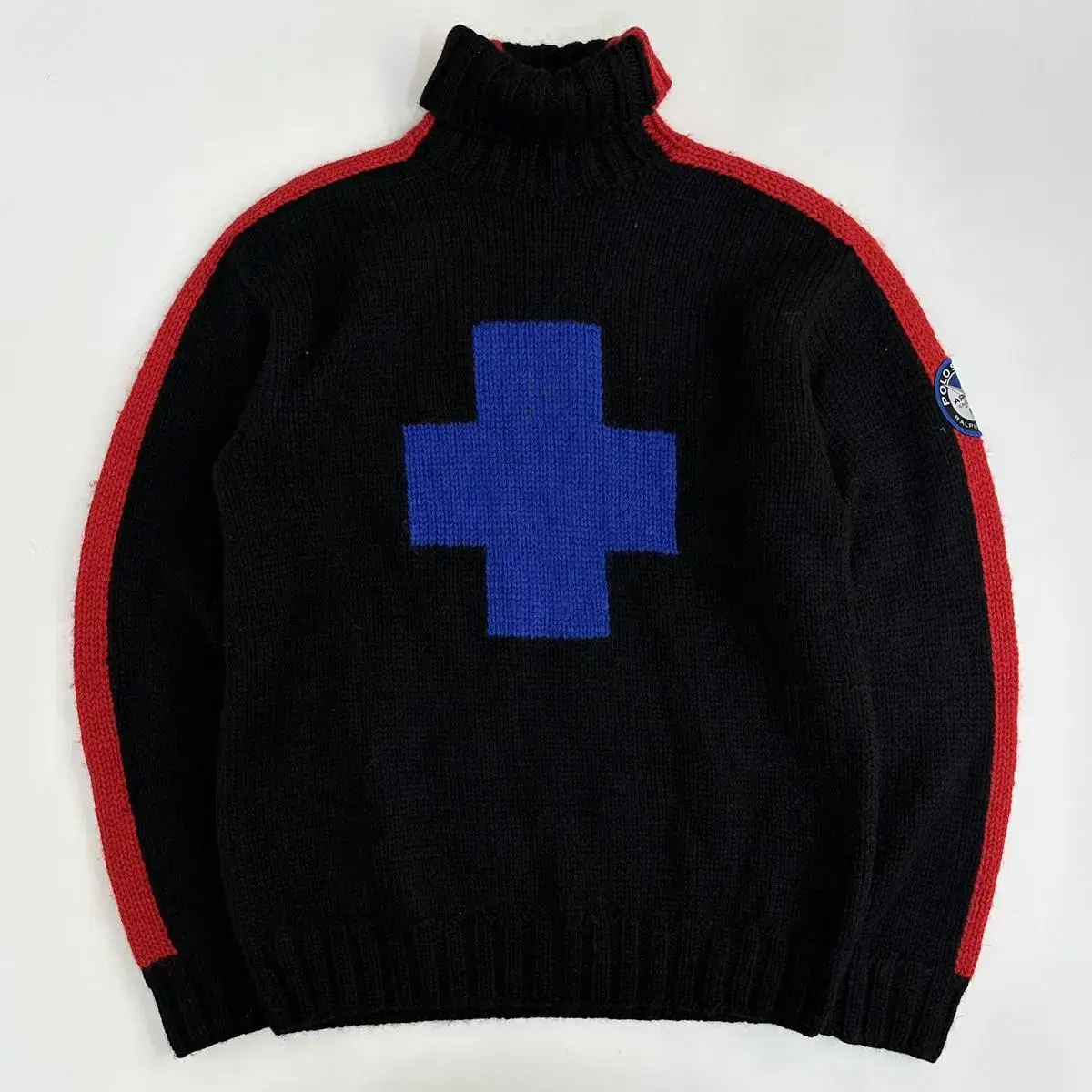 90s Polo Sport ARCTIC Challenge Turtleneck Wool Sweater