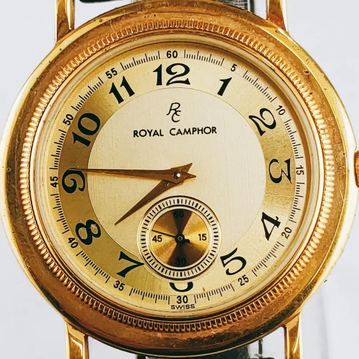 (스위스제)ROYAL  CAMPHOR  맨즈 손목시계