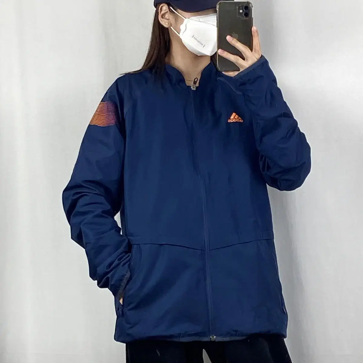 Adidas Navy Woven Jacket 95 .240118