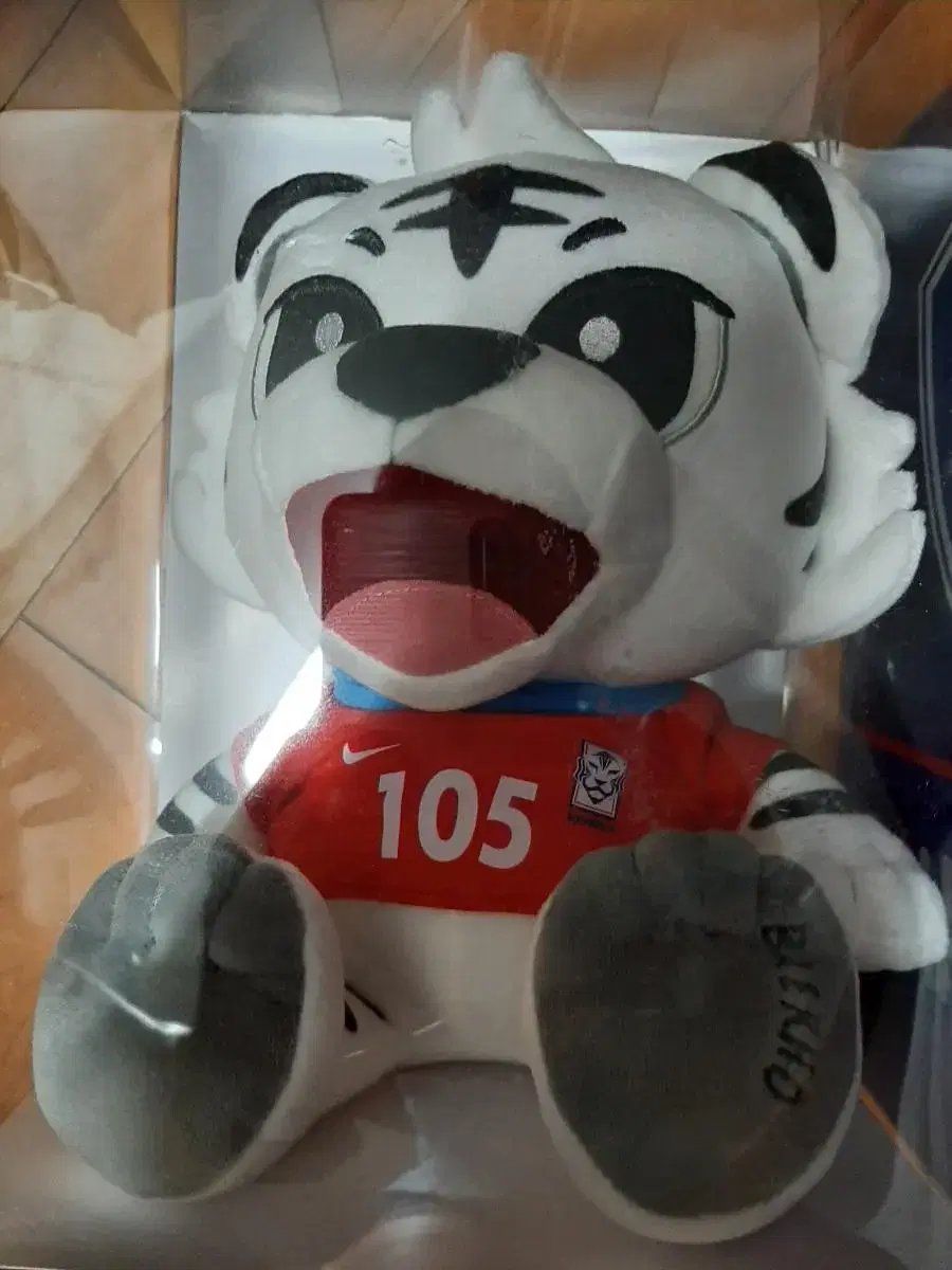 South Korea national soccer team mascot large baekho sealed sell doesKFA