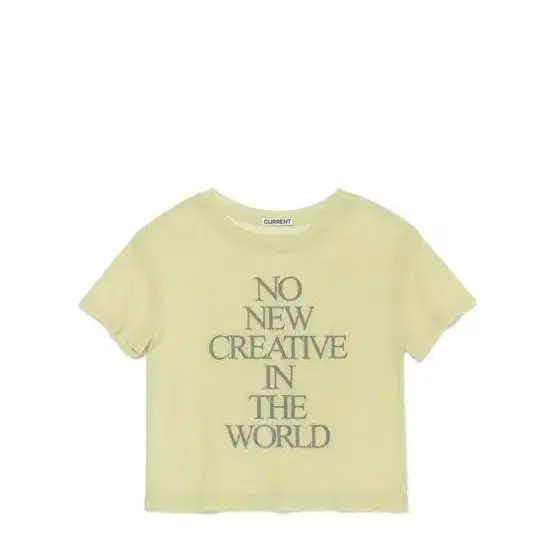 커렌트 NEW CREATIVE SHORT SLEEVE TEE 레몬