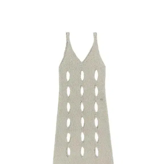 커렌트 HOLE KNIT DRESS 베이지