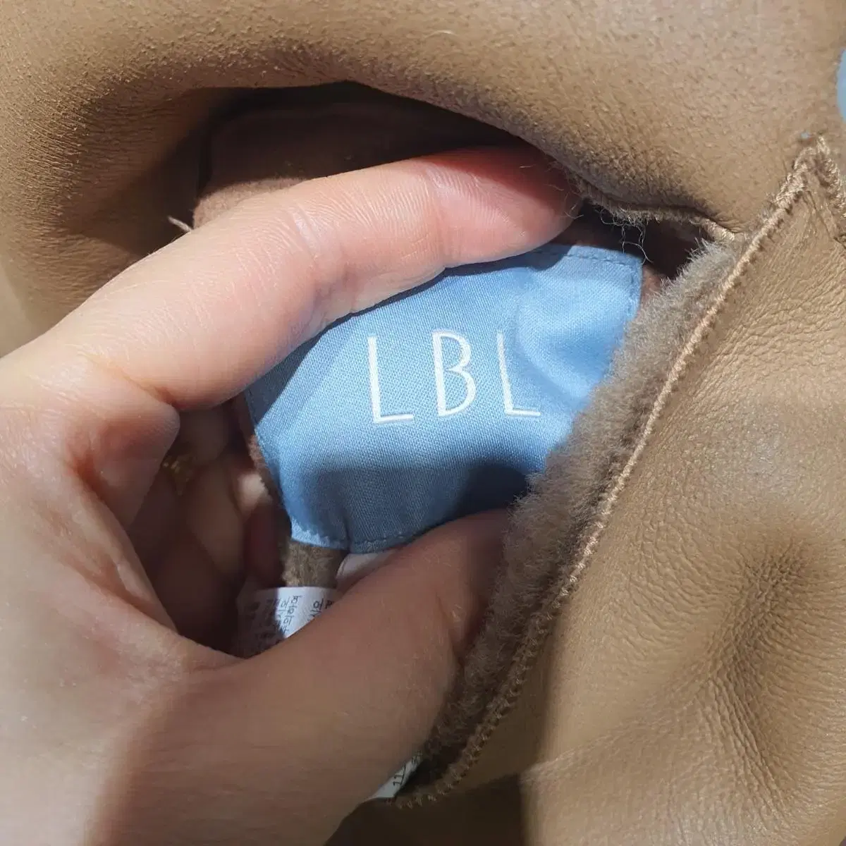 LBL 양피 캐시미어 코트