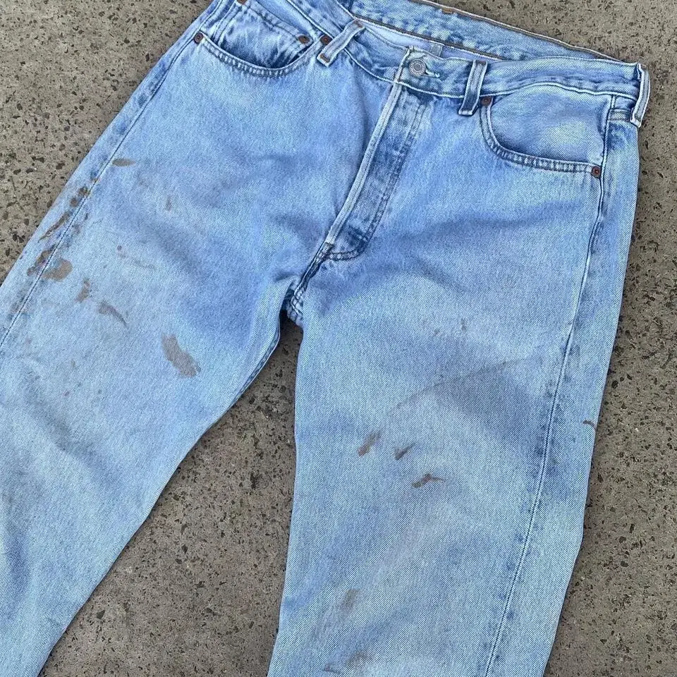 90's Levi's 501 cool stain denim jeans