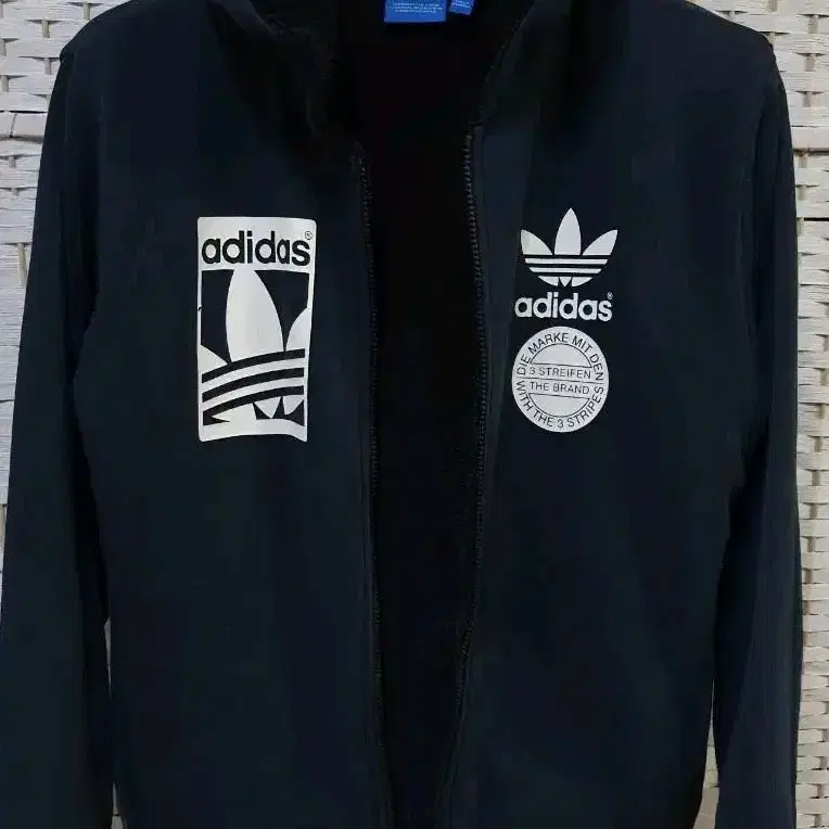 (0332) ADIDAS 아디다스 안감 털 그래픽 후드집업 100 L