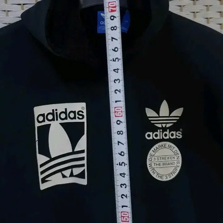 (0332) ADIDAS 아디다스 안감 털 그래픽 후드집업 100 L