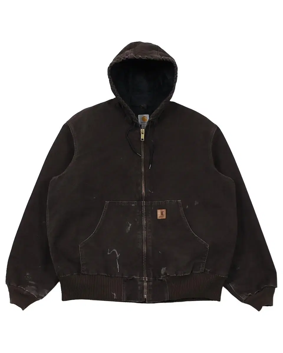 [L] 2014 Calhart J130 Duck Active Jacket Dark Brown