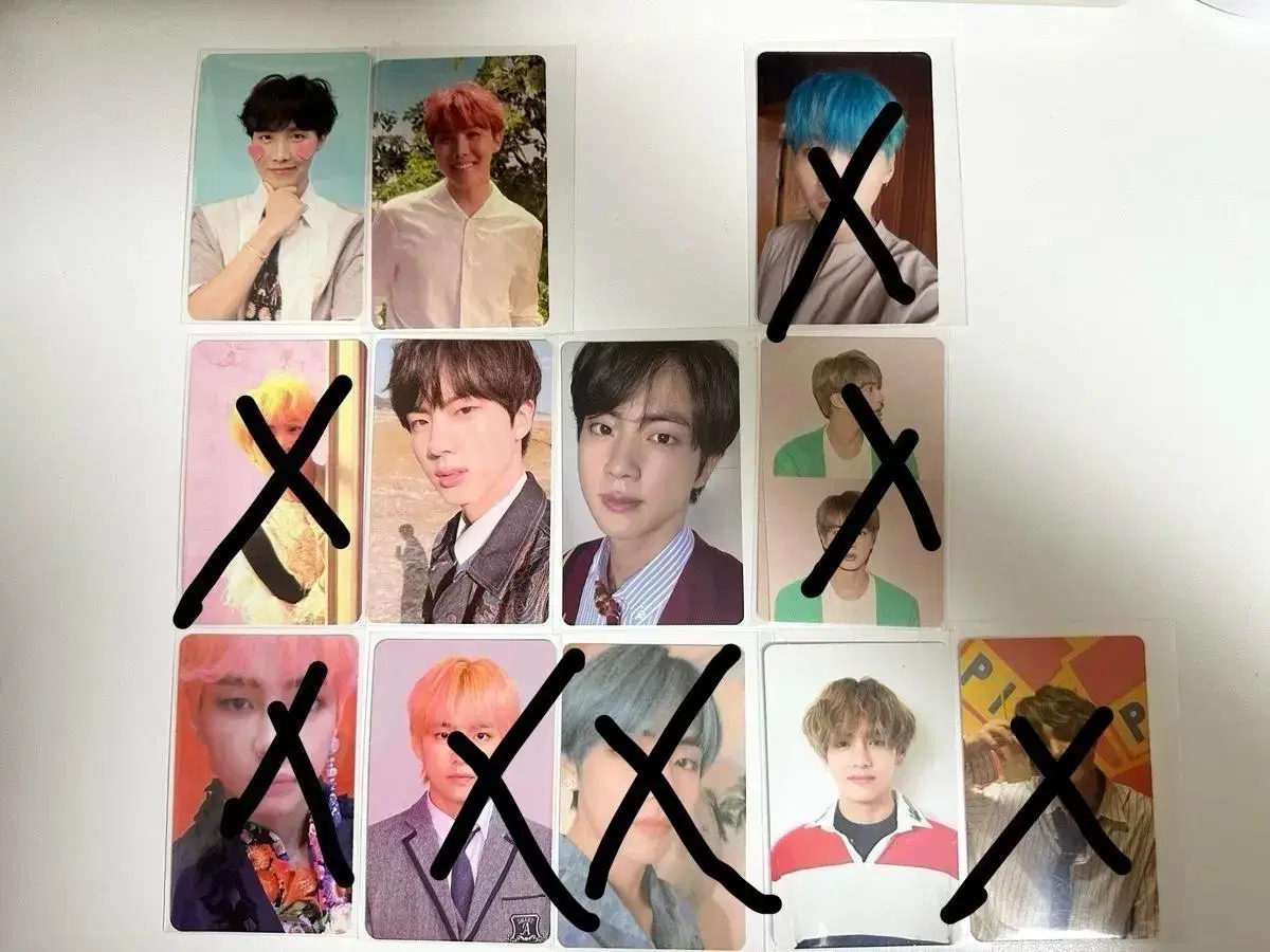 BTS bangtan photocard j-hope suga jin v Hoseok Yoon Ki Seokjin Taehyung