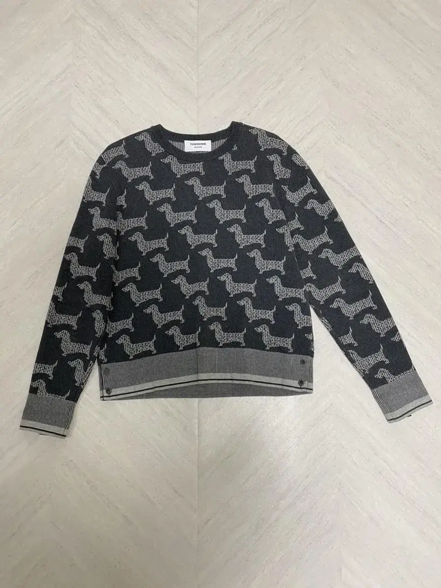 Thom Browne Hector Logo Knit