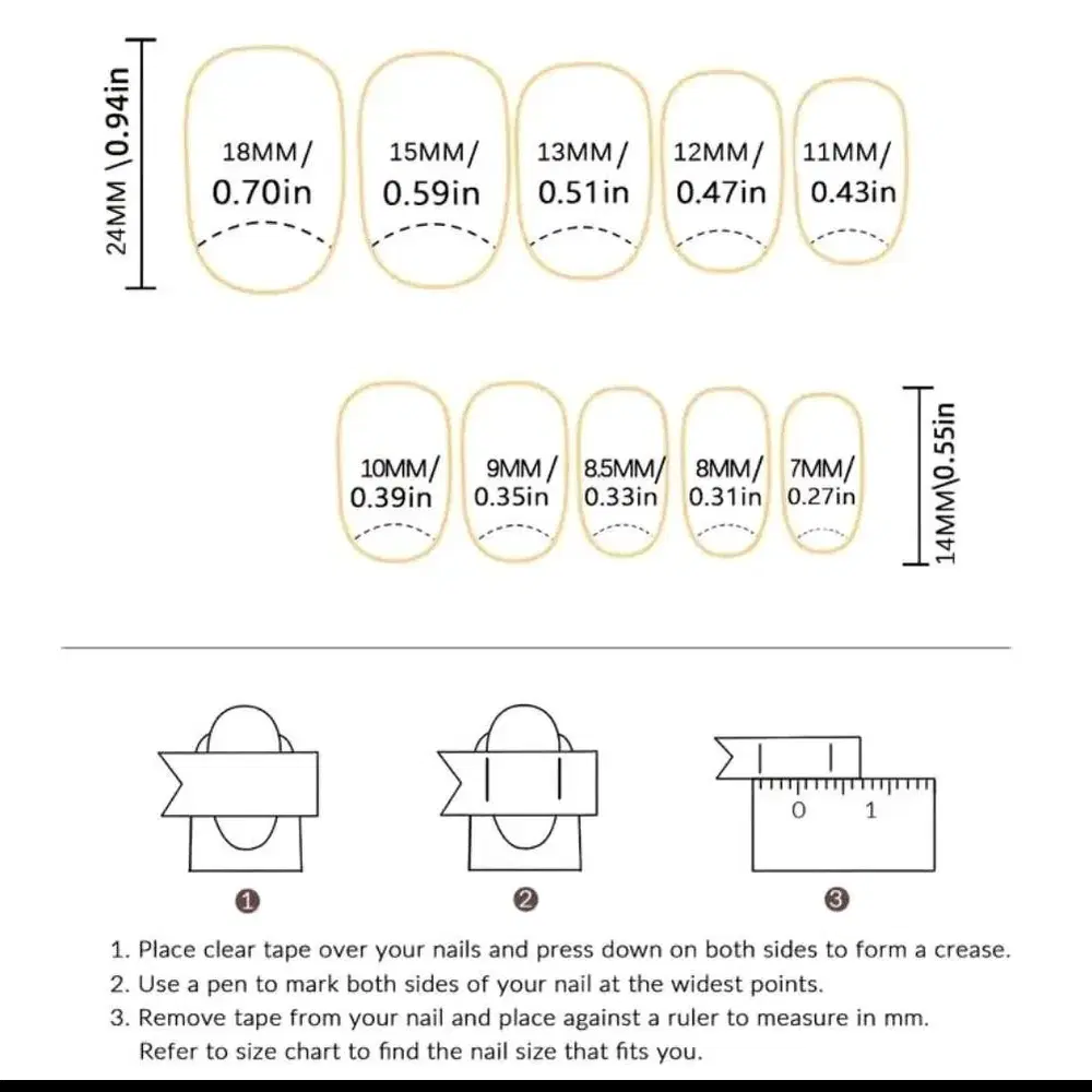 빠른배송!24pcs 쇼트 오발 프레스 온 네일,누드핑크 광택네일팁