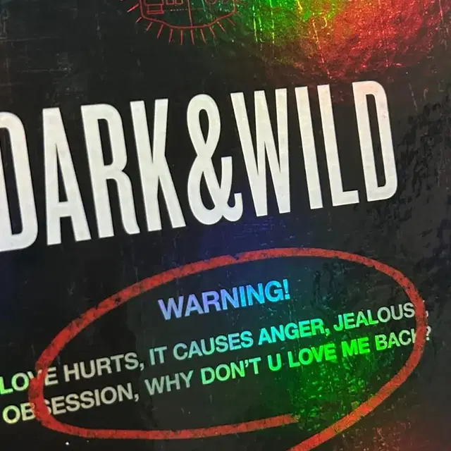 방탄 dark&wild 앨범 판매합니다